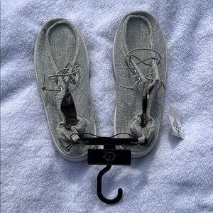 Gray Casual Slip-On Shoes